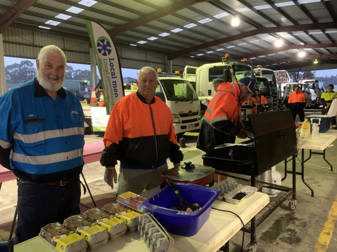 HALT (Hope Assistance Local Tradies) - Breakfast at South Gippsland Shire Council Depot